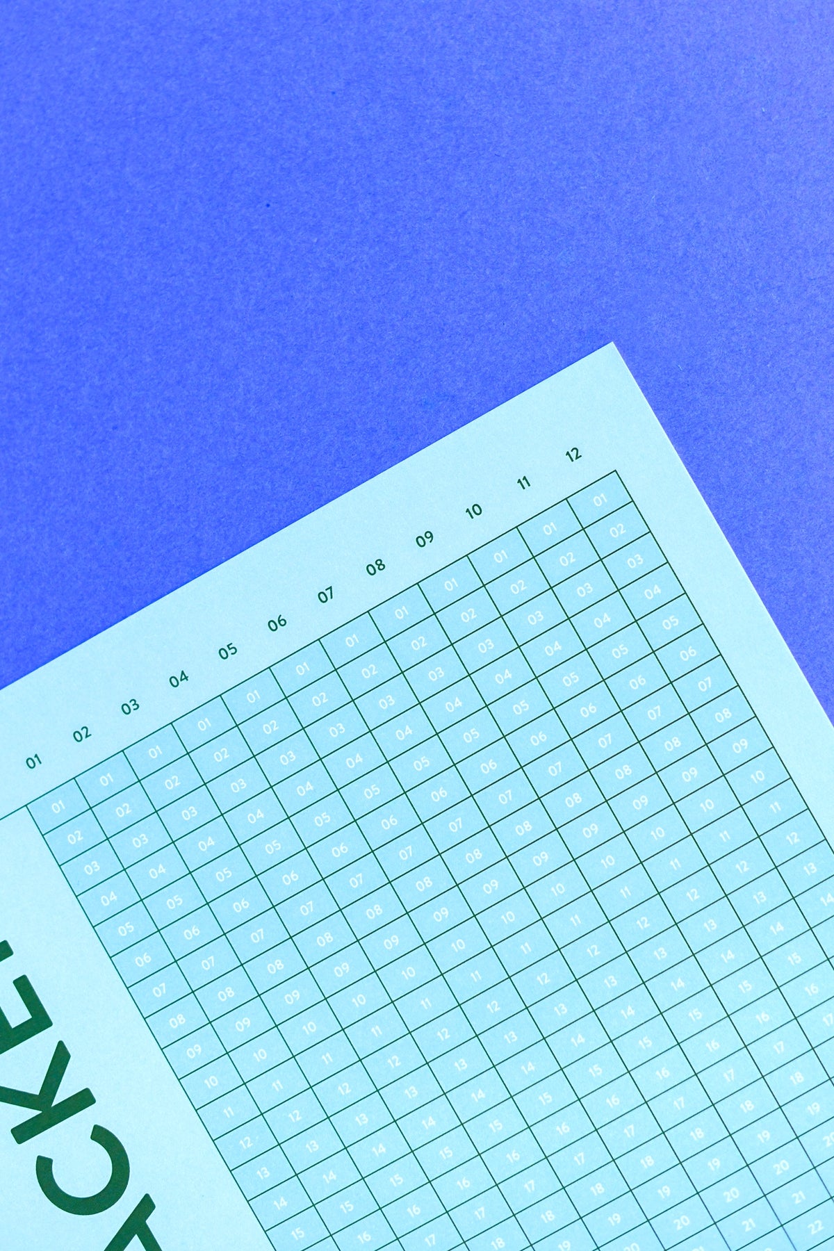 Year - Habit Tracker Poster (Yellow)