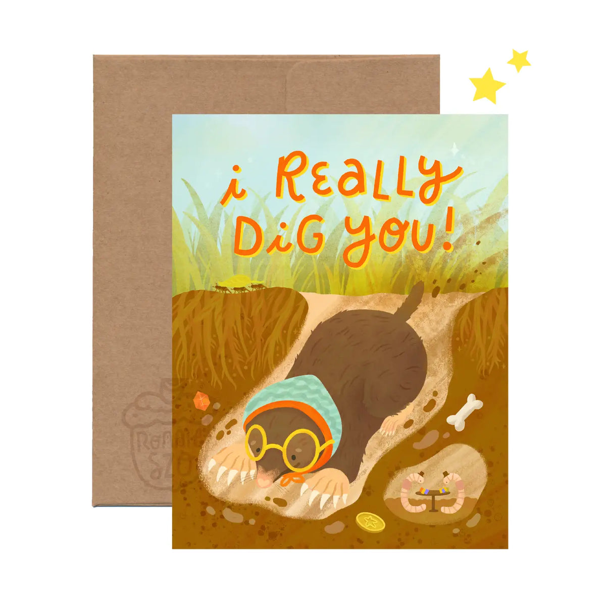 I Really Dig You Greeting Card
