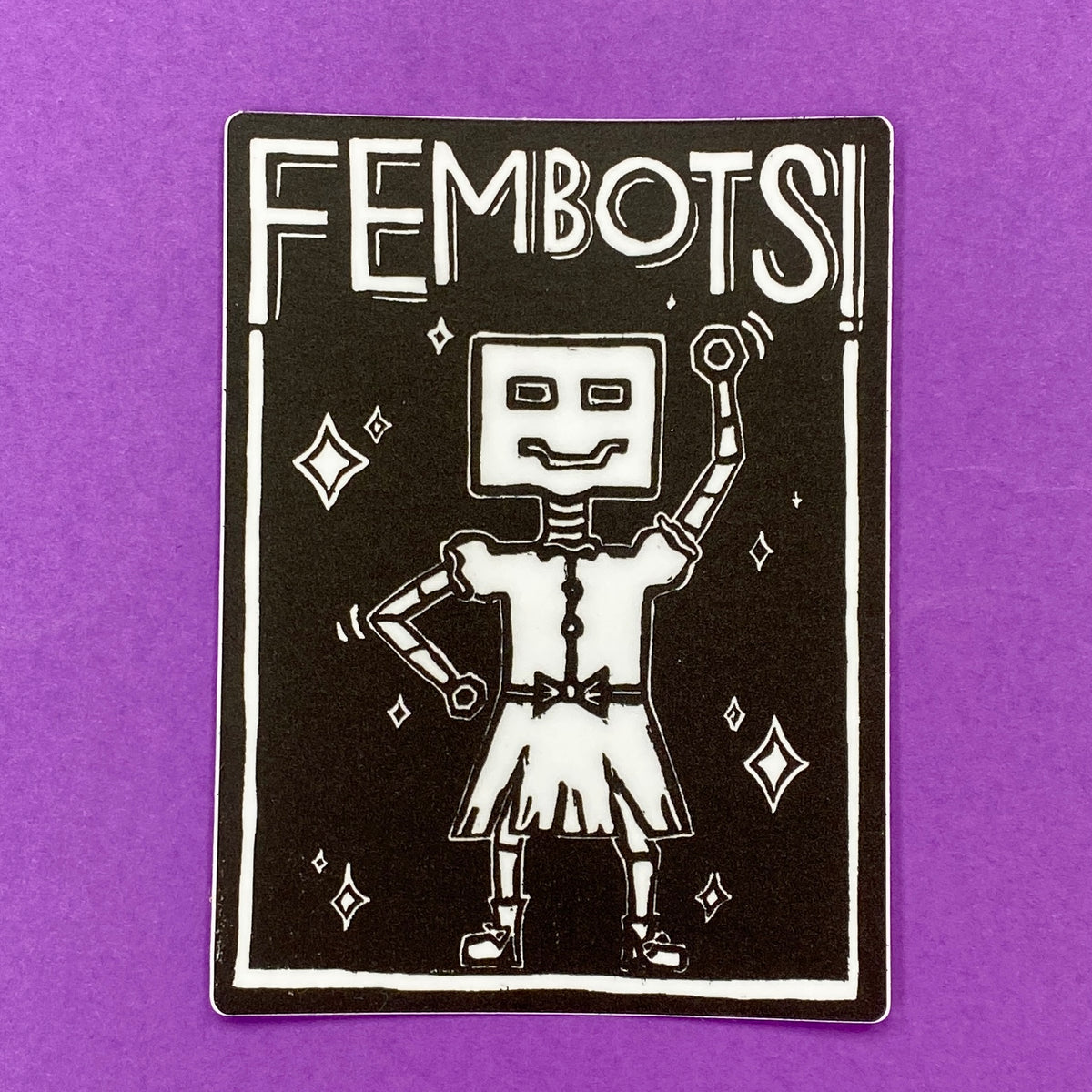 Fembots Vinyl Sticker