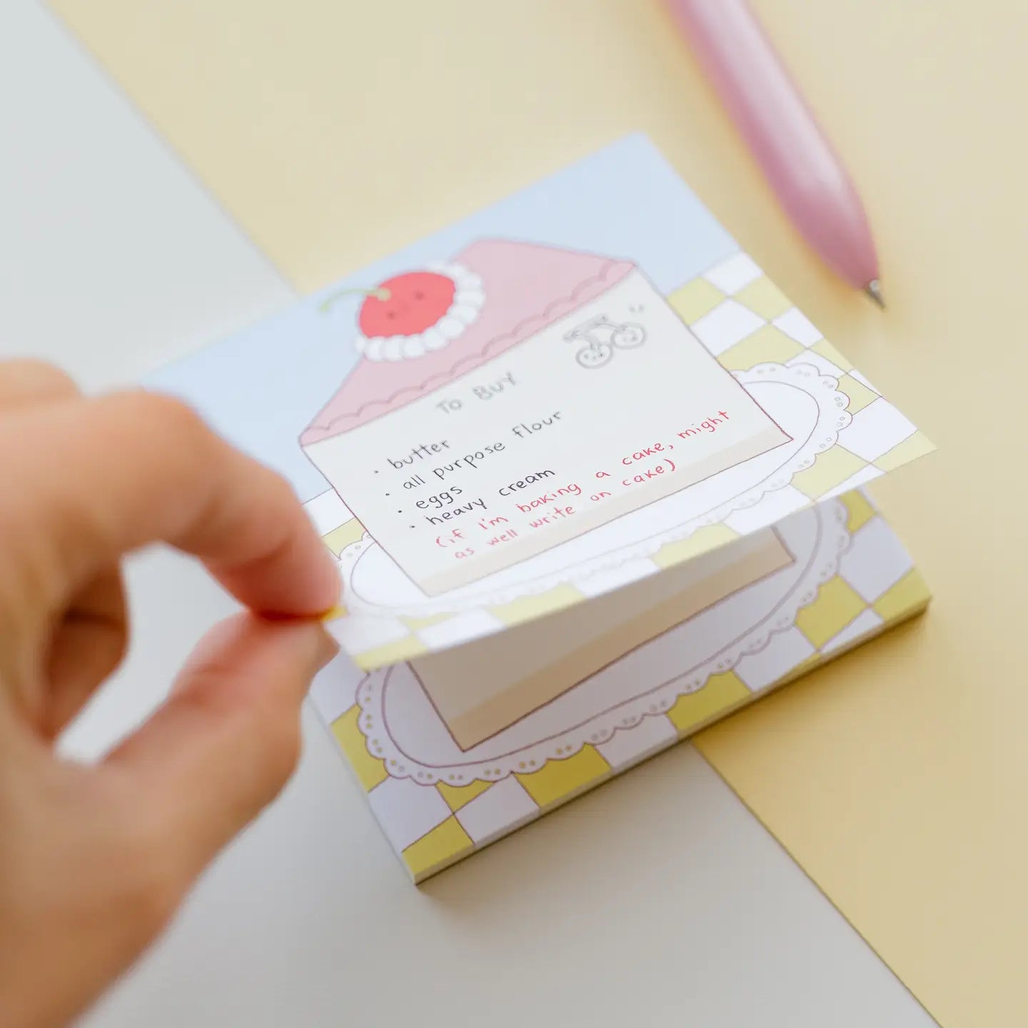 Cake Slice Notepad