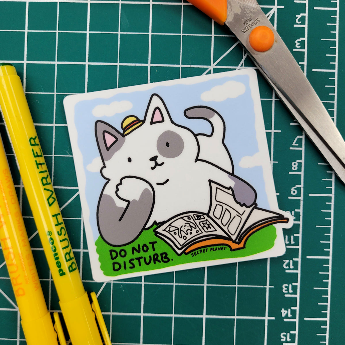 Do Not Disturb Vinyl Sticker