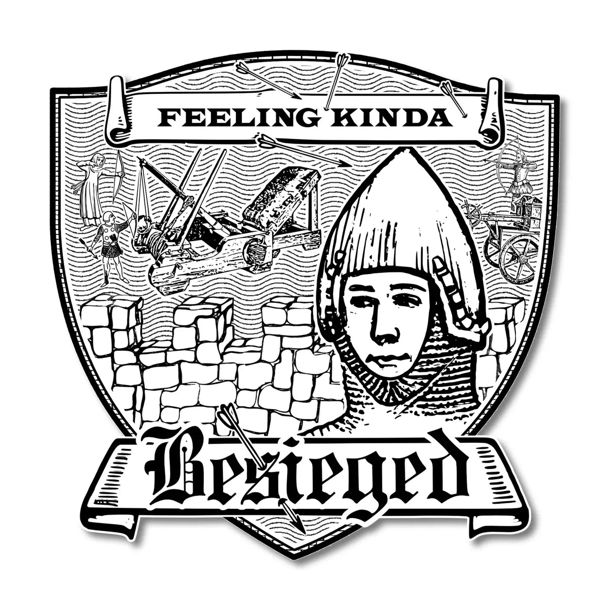 Besieged Vinyl Sticker