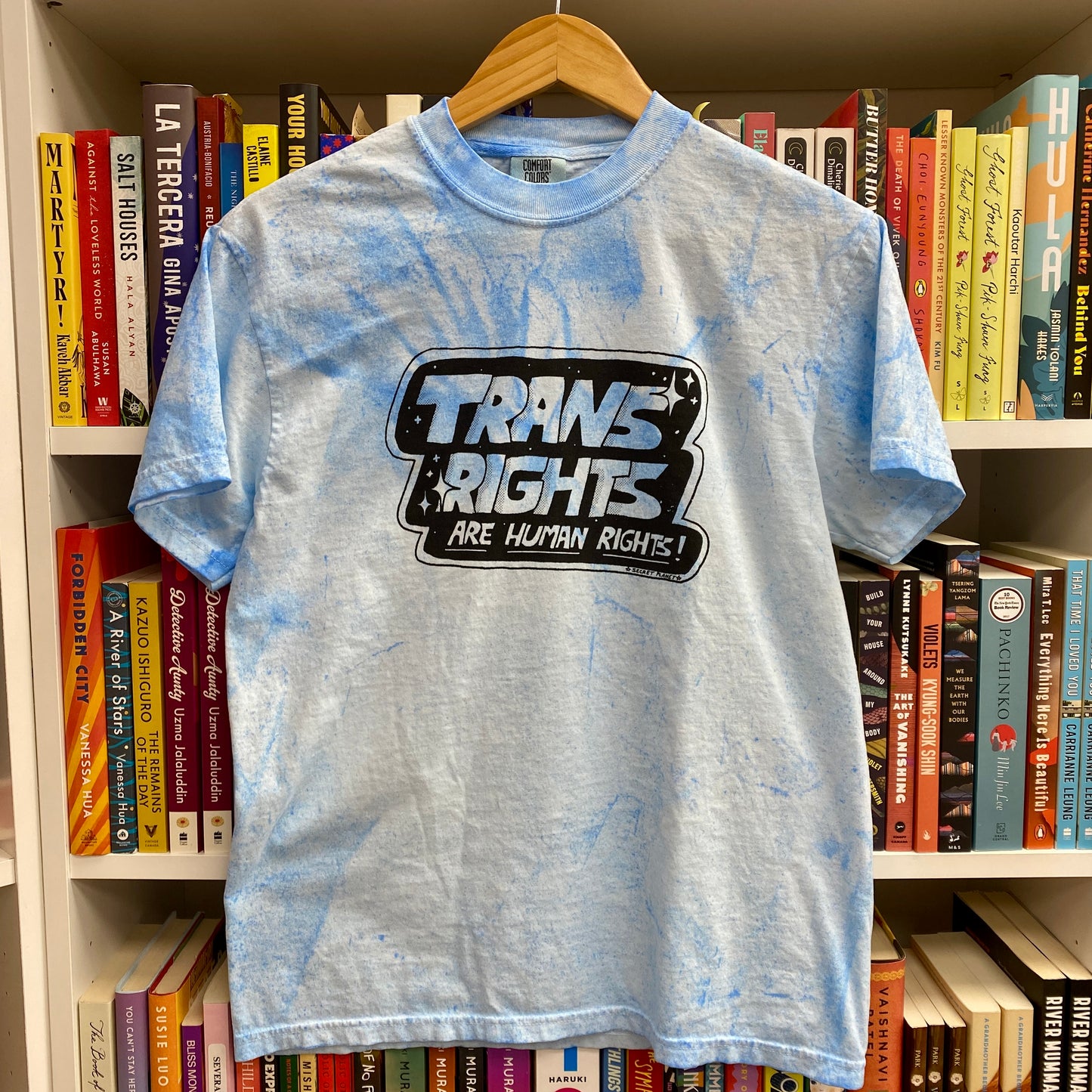 Trans Rights Are Human Rights Stone Wash Tee