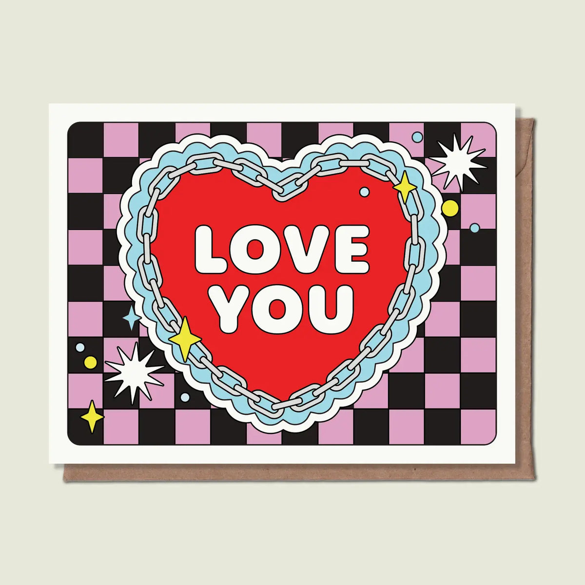 Love You Heart Greeting Card