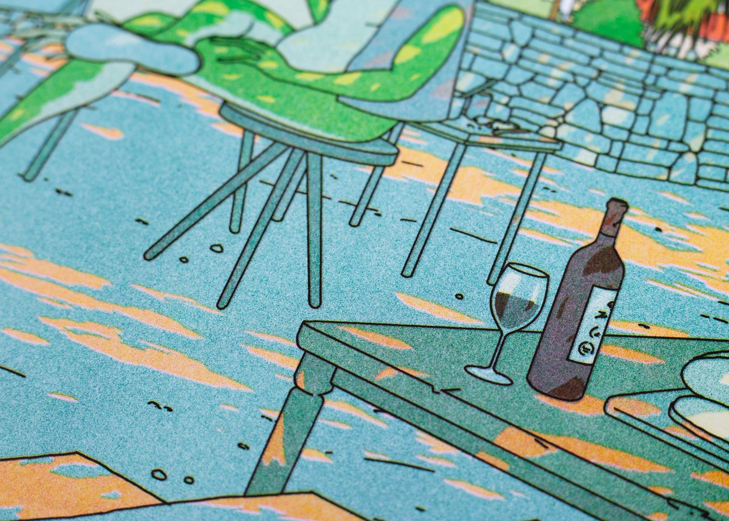 If Nature Could Capture Nature... by Liam Cobb Risograph A3 Print