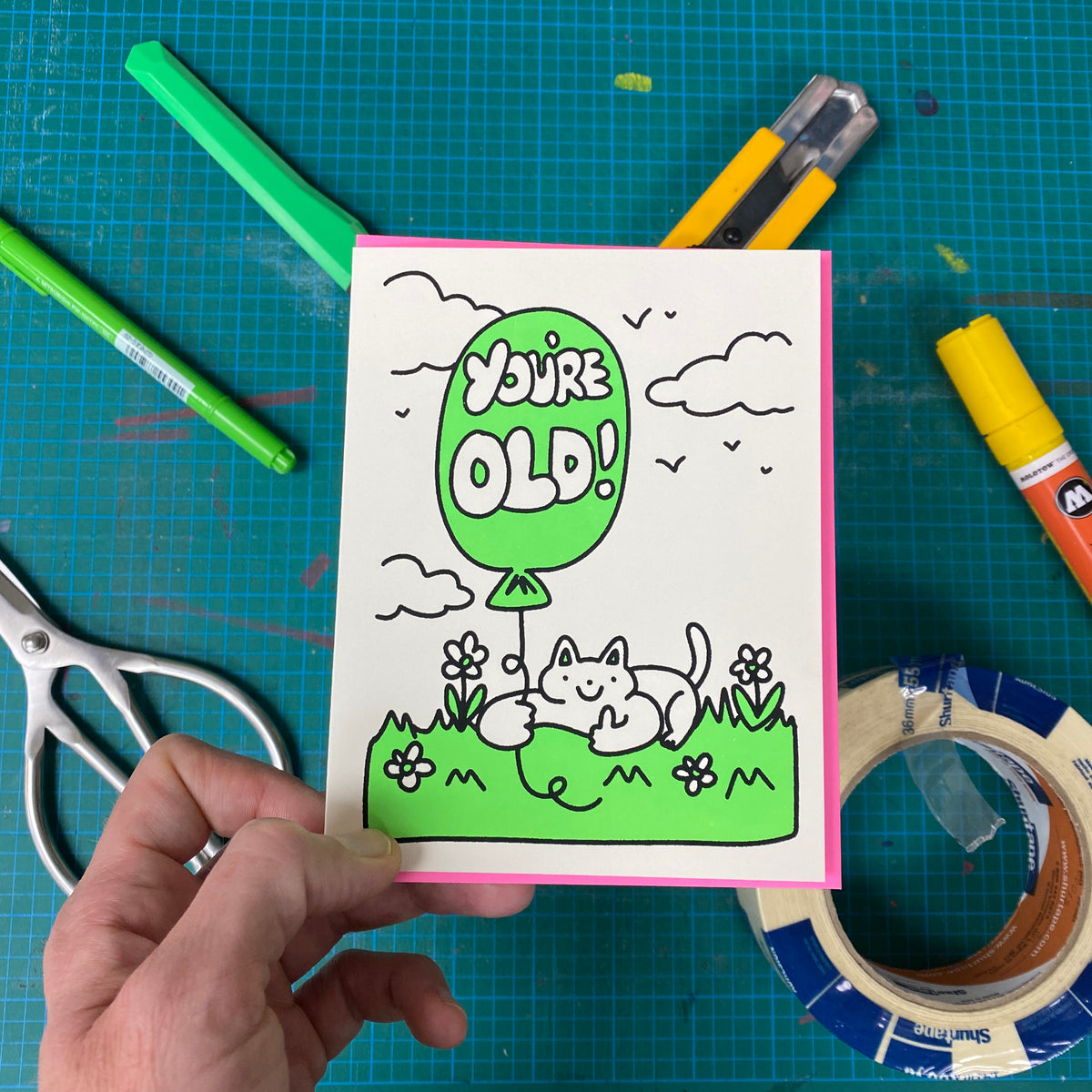 You're Old! Birthday Greeting Card