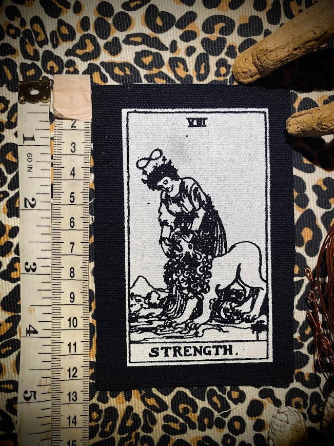 Strength Tarot Card Patch