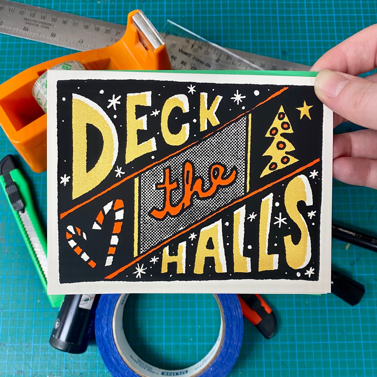 Deck the Halls Greeting Card