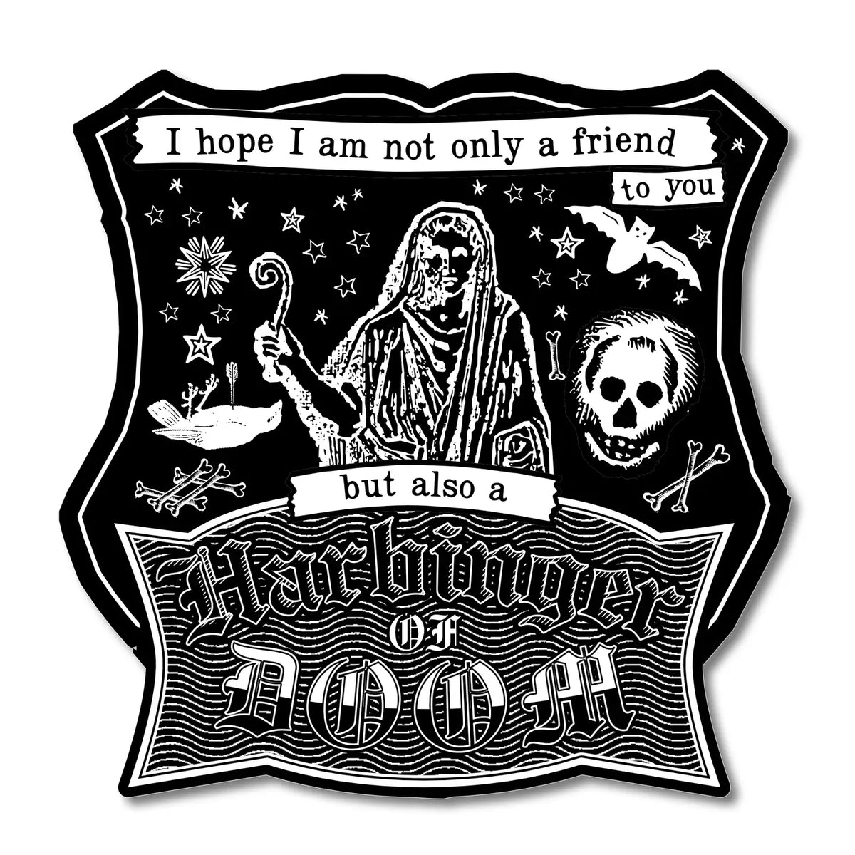 Harbinger of Doom Vinyl Sticker