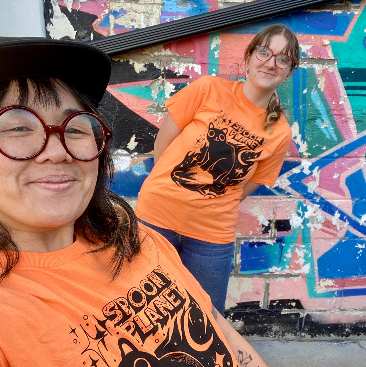 Spooky Planet Cat Tee