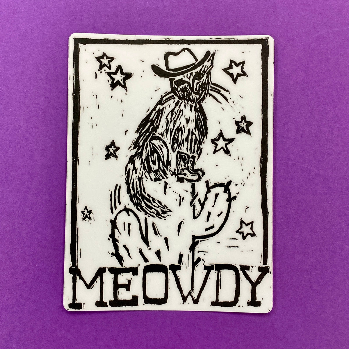 Meowdy 2.0 Vinyl Sticker