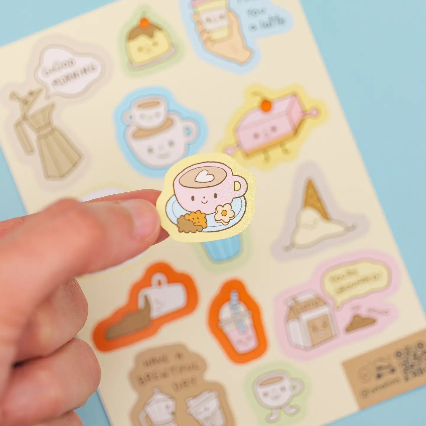 Snack Bread Sticker Sheet
