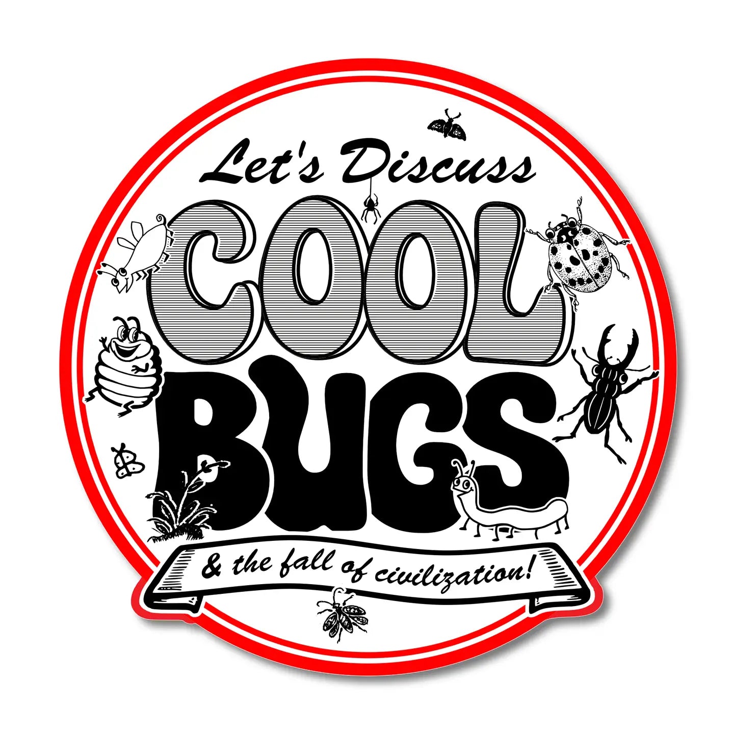 Cool Bugs Vinyl Sticker