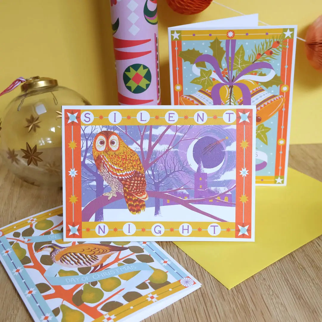 Silent Night Greeting Card
