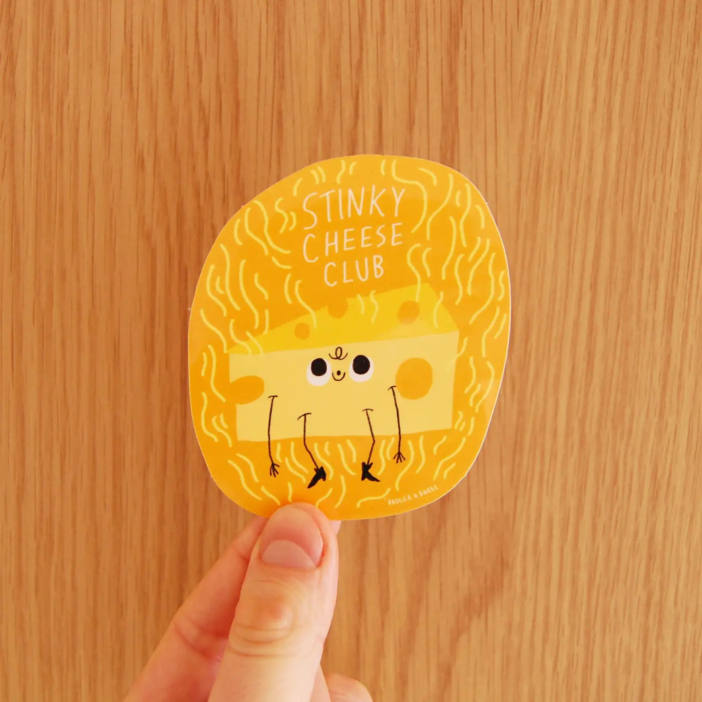 Stinky Cheese Club Sticker