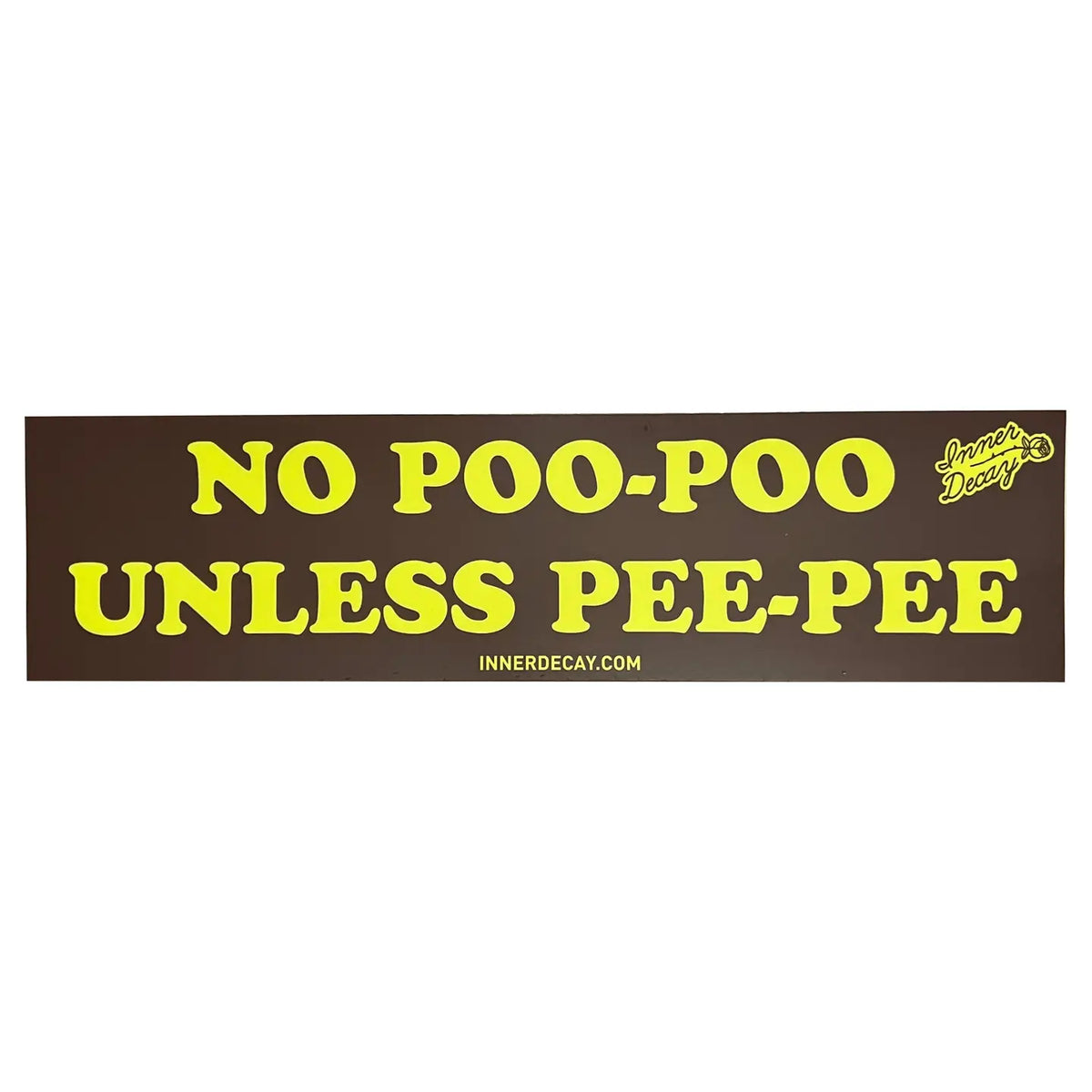 Poo-Poo Pee-Pee Bumper Sticker