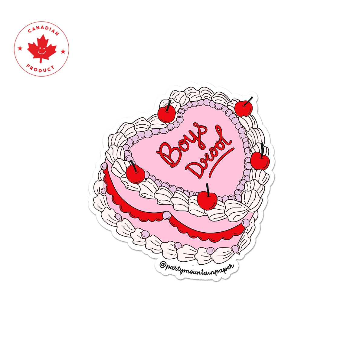 Boys Drool Sticker