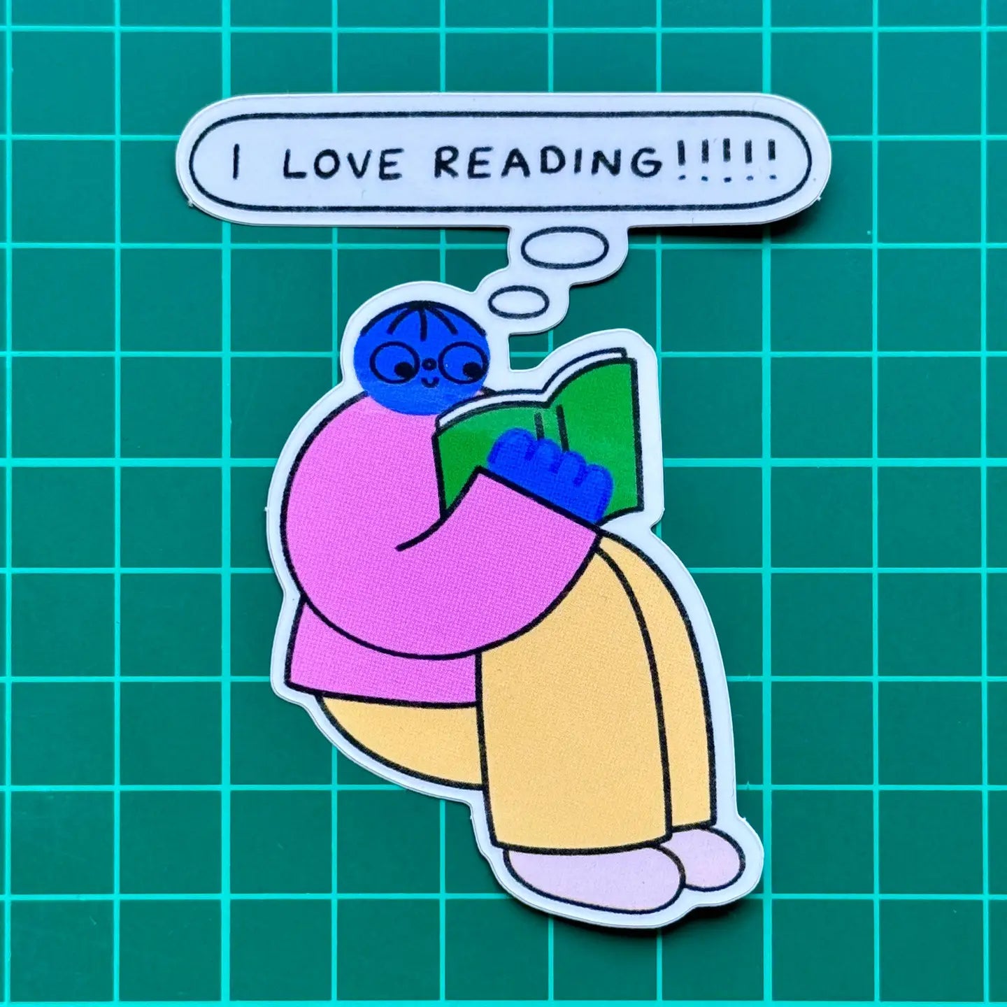 I Love Reading Sticker