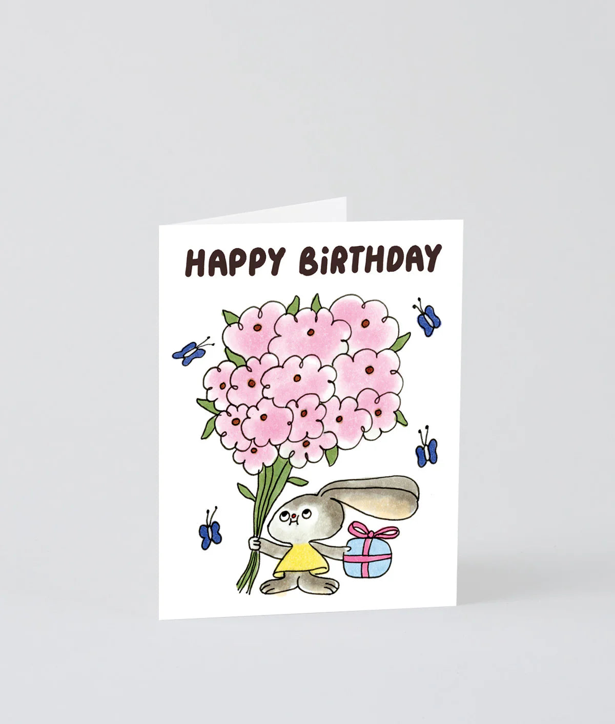 Happy Birthday Rabbit Kids Birthday Card