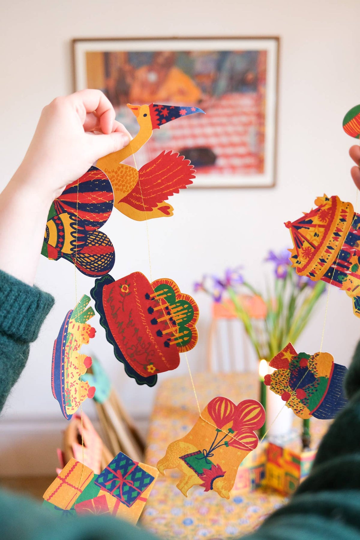 Birthday Party Sewn Garland