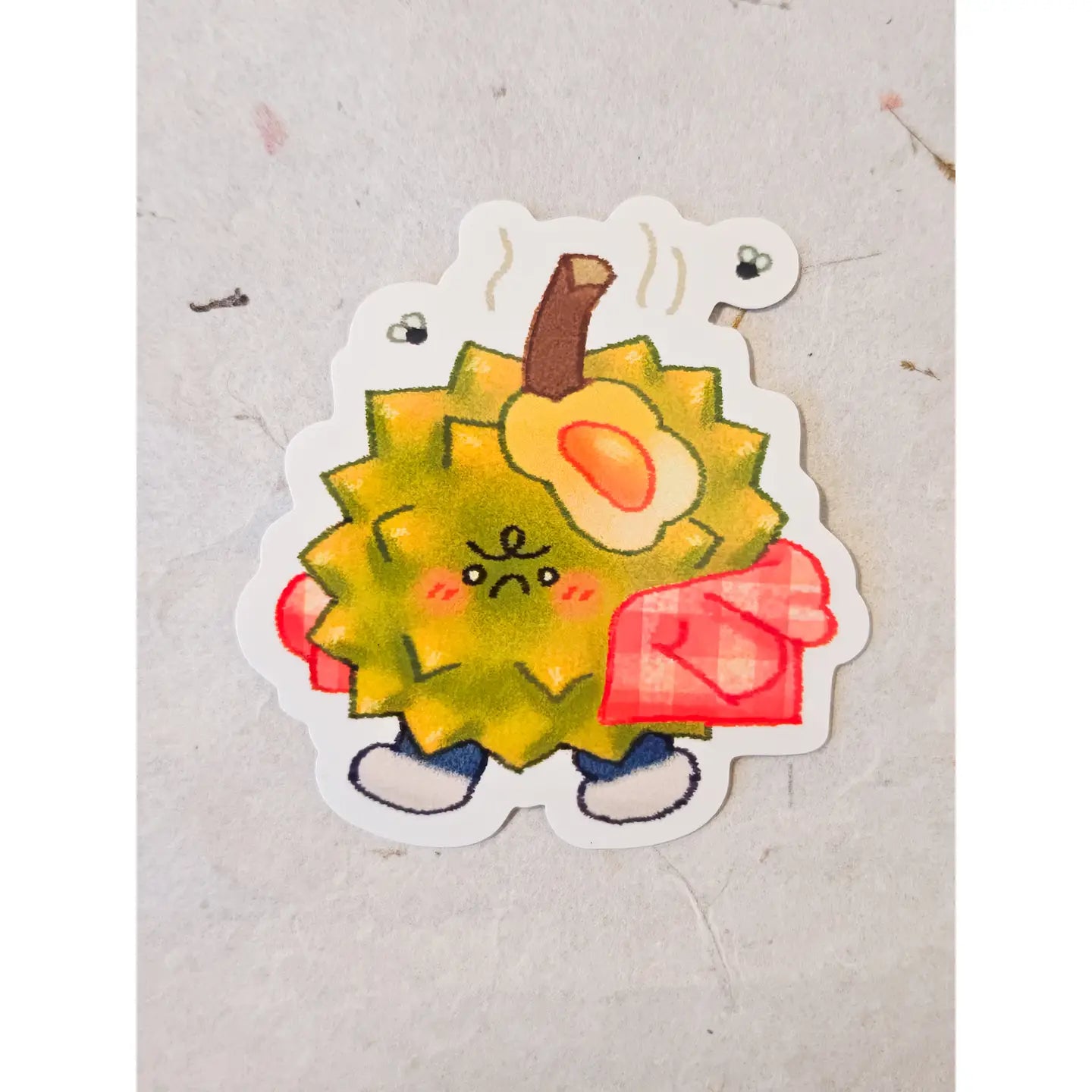 Glossy Stinky Durian Vinyl Sticker