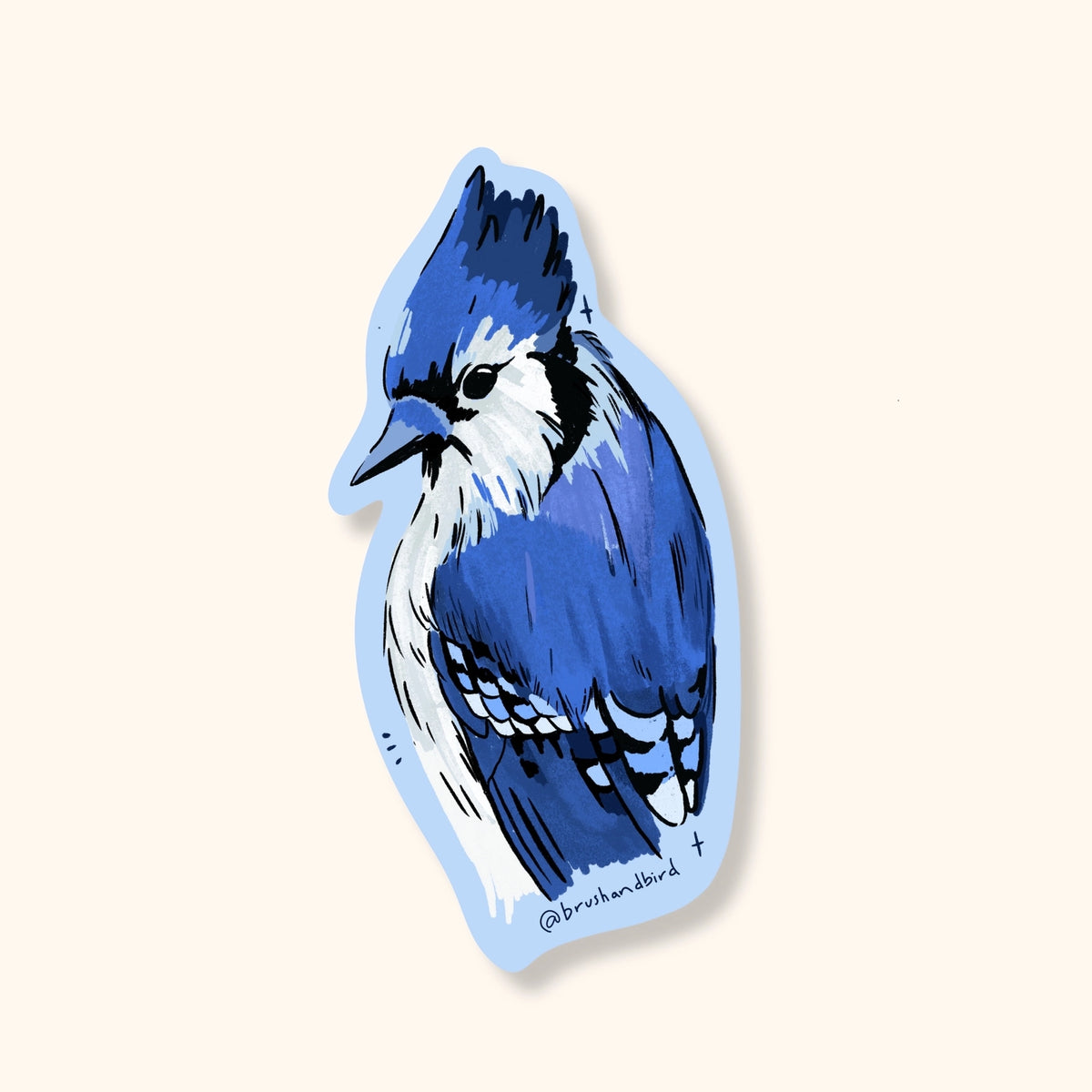 Blue Jay Vinyl Sticker