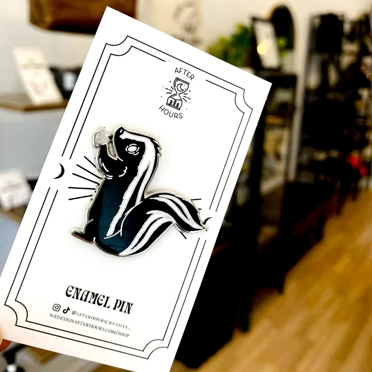 Skunk Hard Enamel Pin