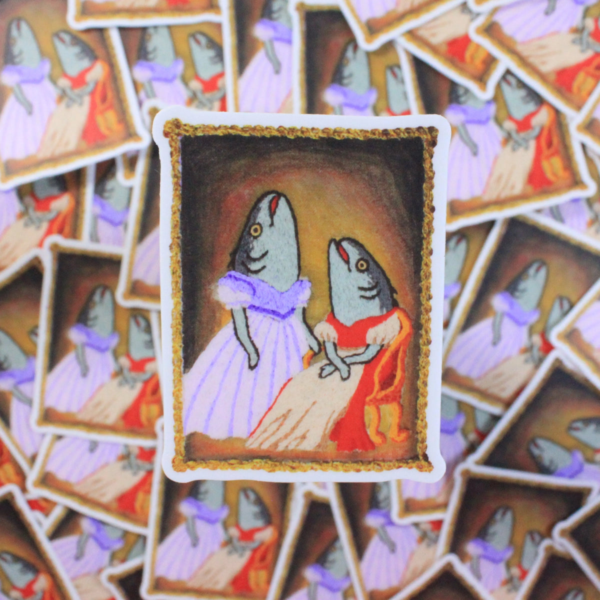Victorian Lady - Vinyl Sticker