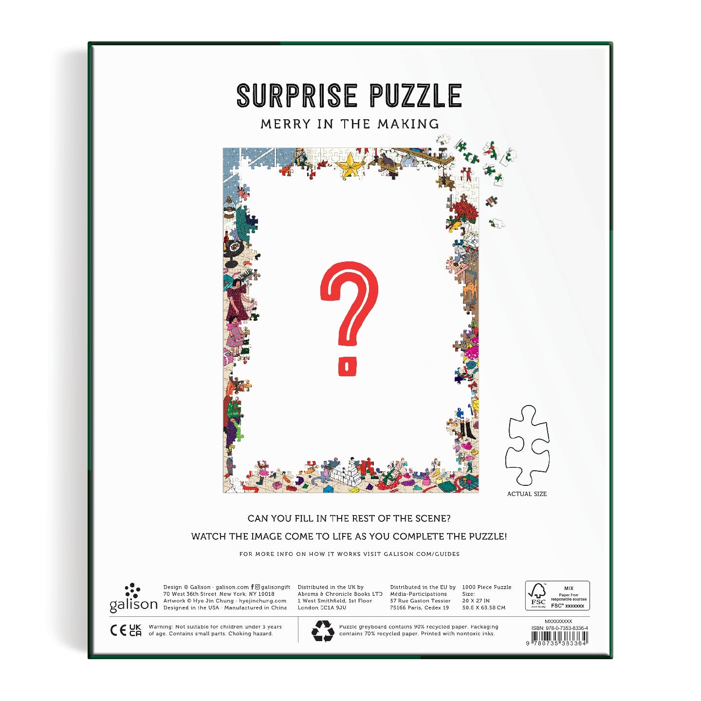 Merry In the Making 1000 Piece Surprise Puzzle