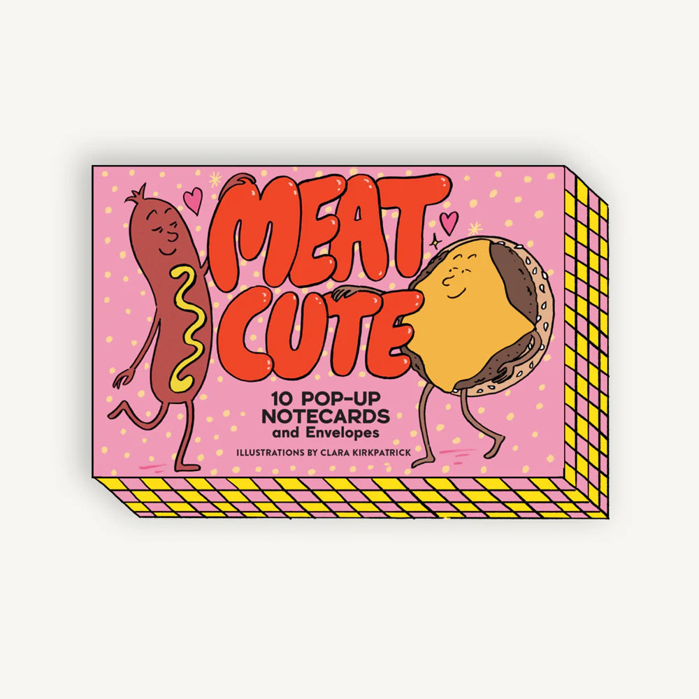 Meat Cute - 10 Pop Up Notecards