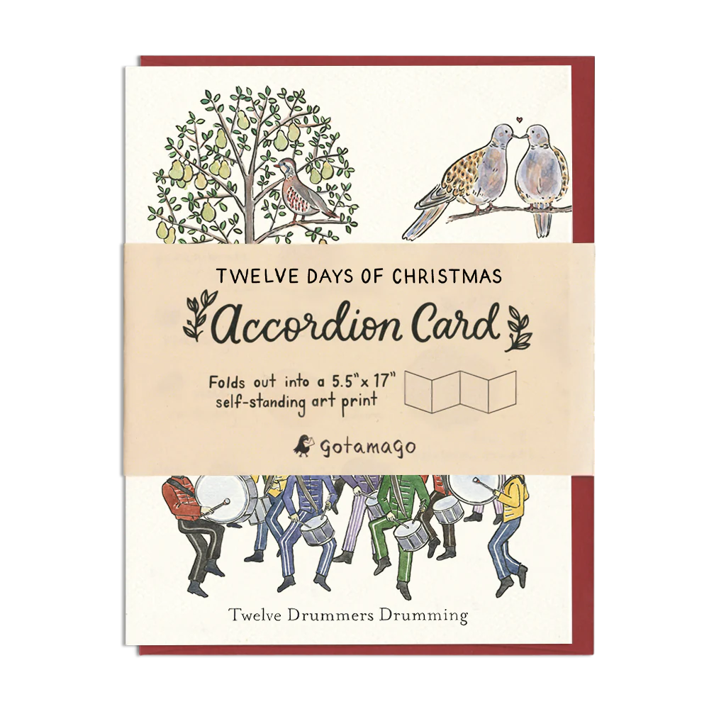 The Twelve Days of Christmas Accordion Card