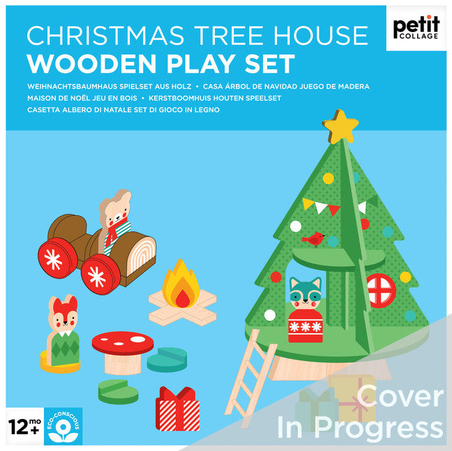 Christmas Treehouse Wooden Play Set