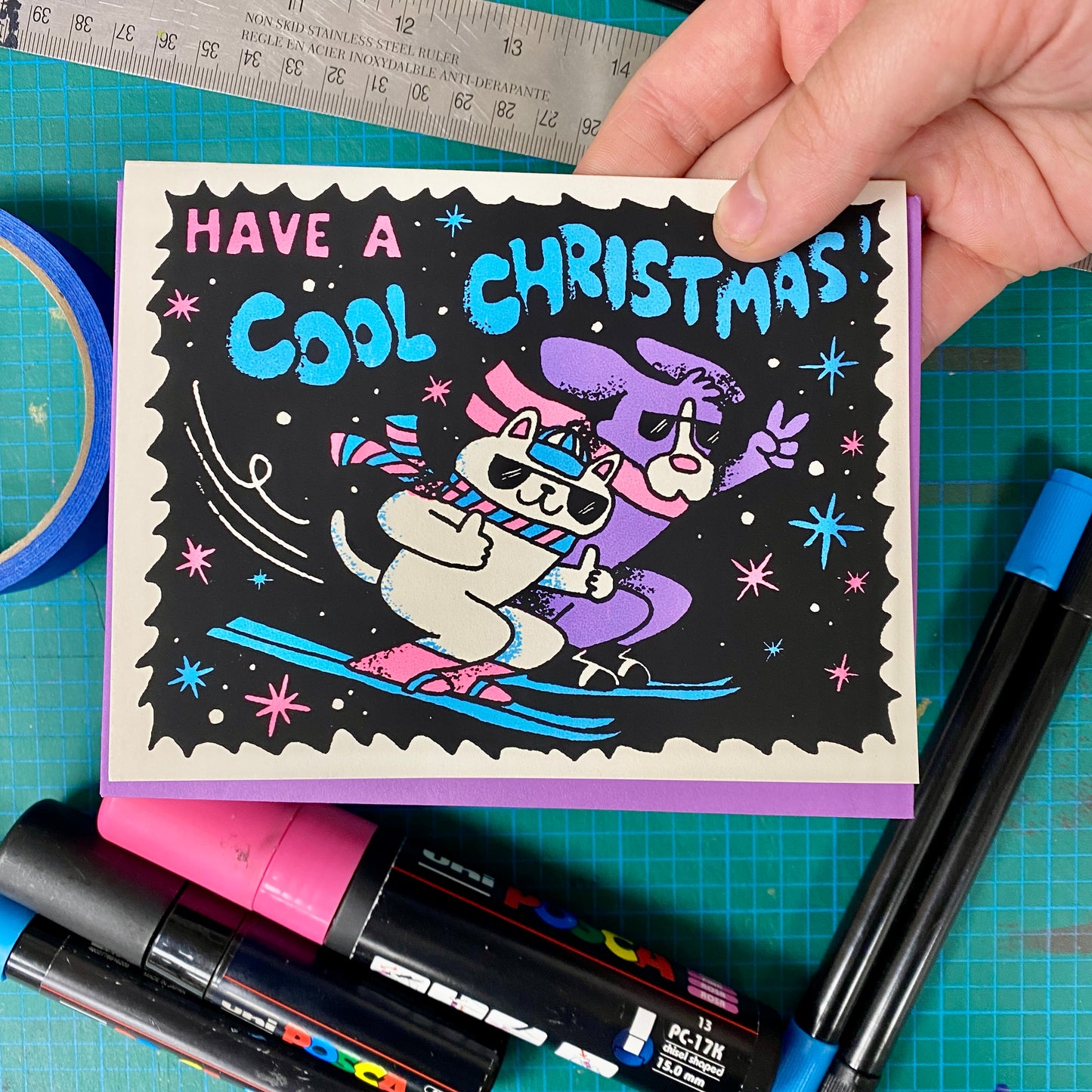Have A Cool Christmas Greeting Card