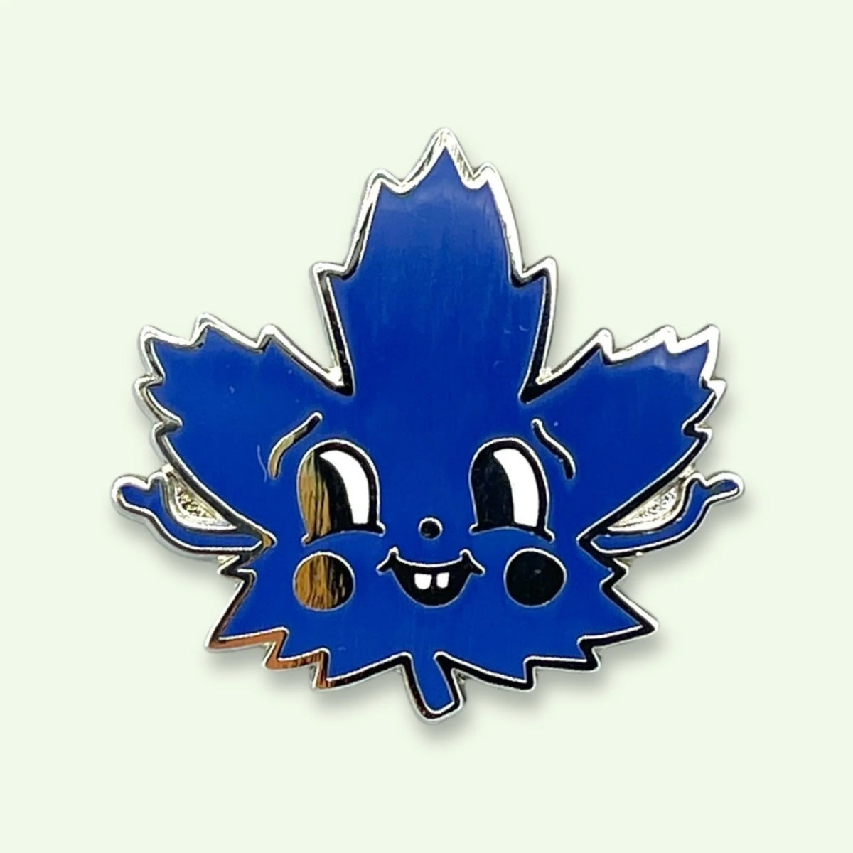 Maple Leaf (Blue) Enamel Pin