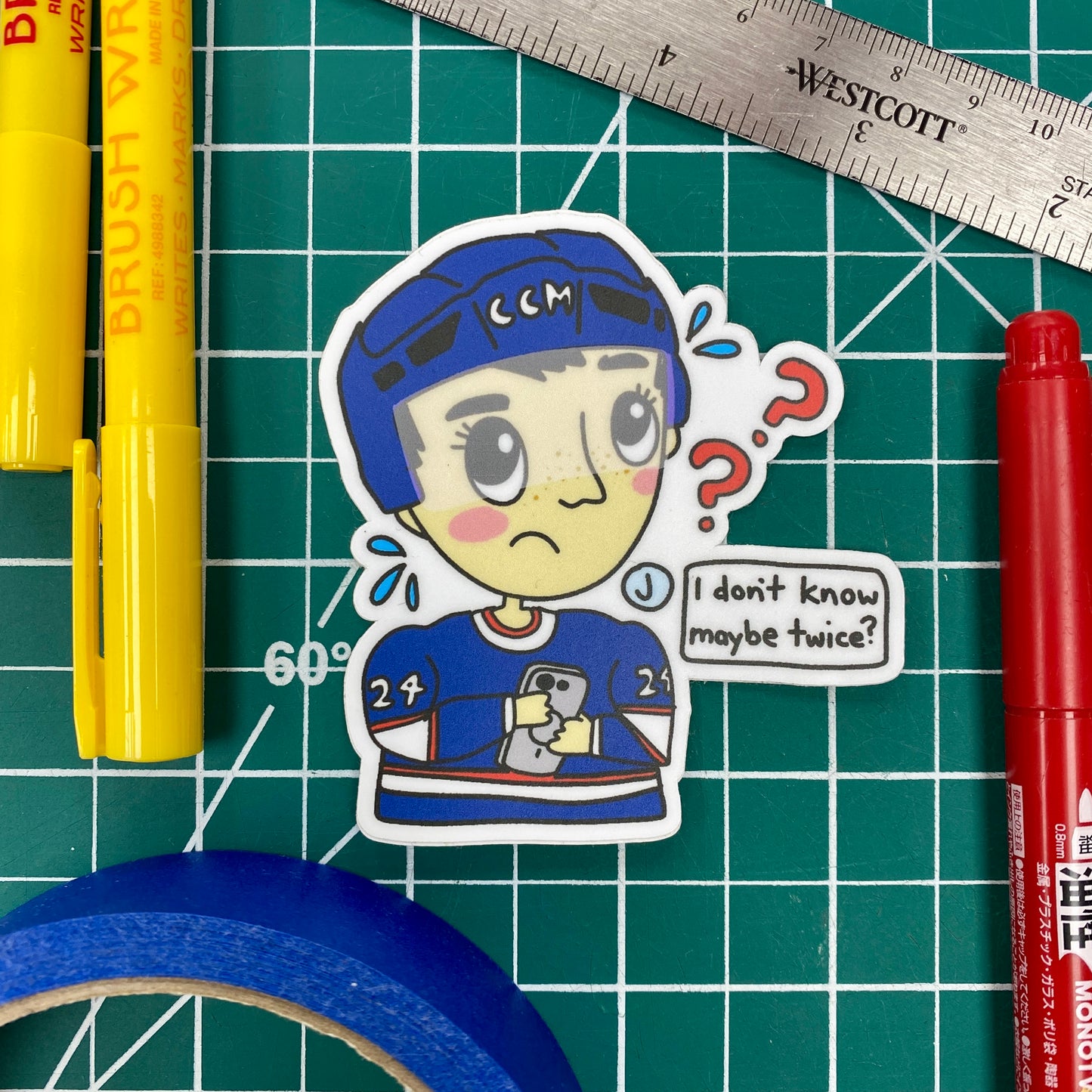 Shane Hollander Vinyl Sticker