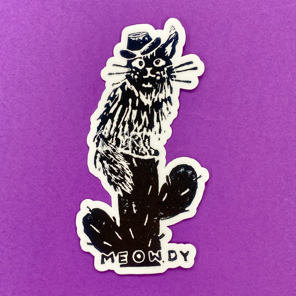 Meowdy 1.0 Vinyl Sticker