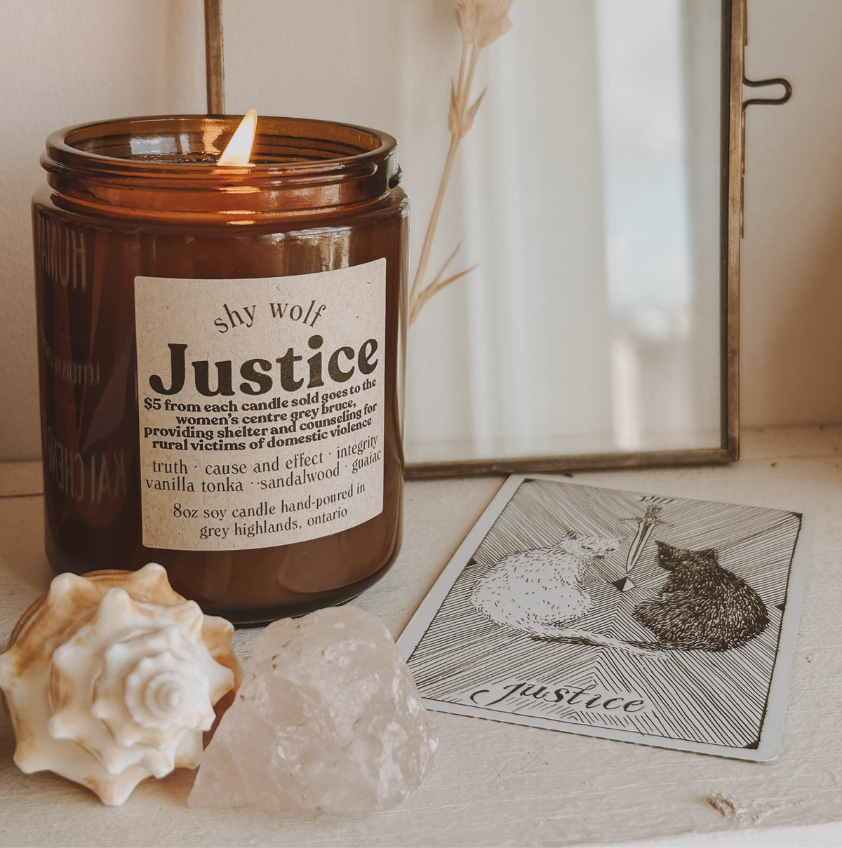 Justice Soy Candle