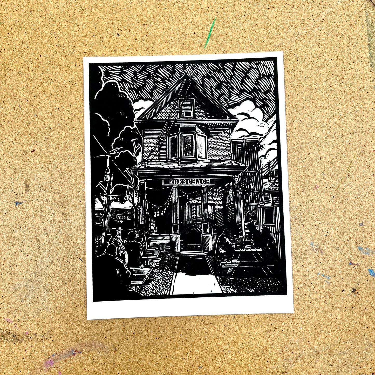 Rorshach Screenprint