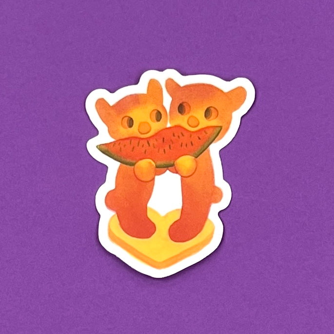 Valentine Watermelon Sticker