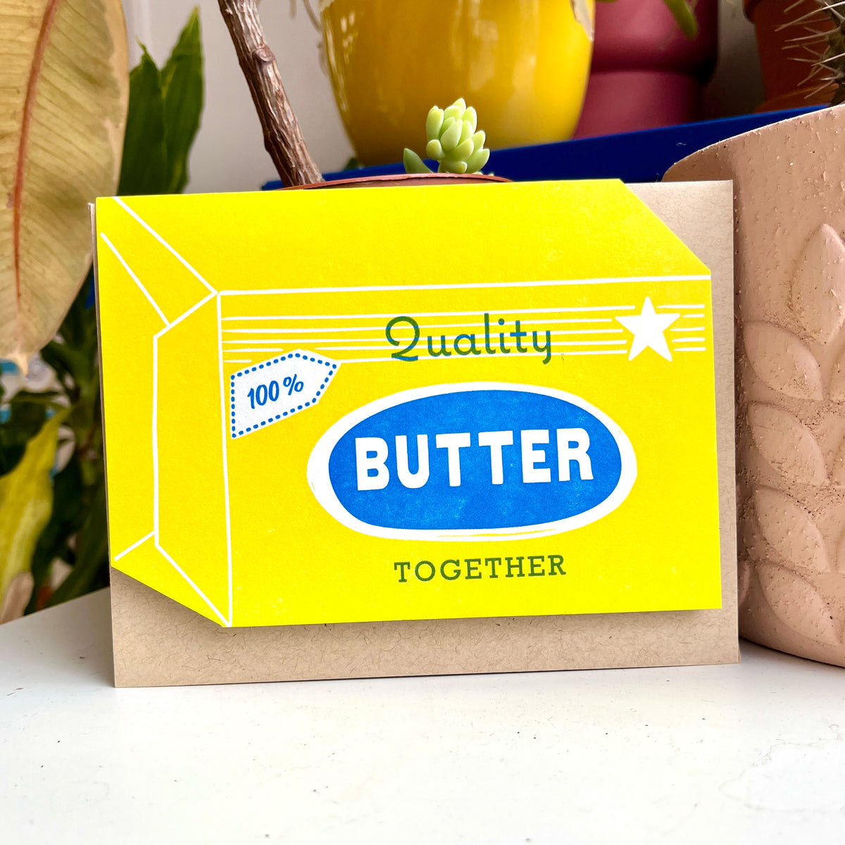 Butter Together Greeting Card