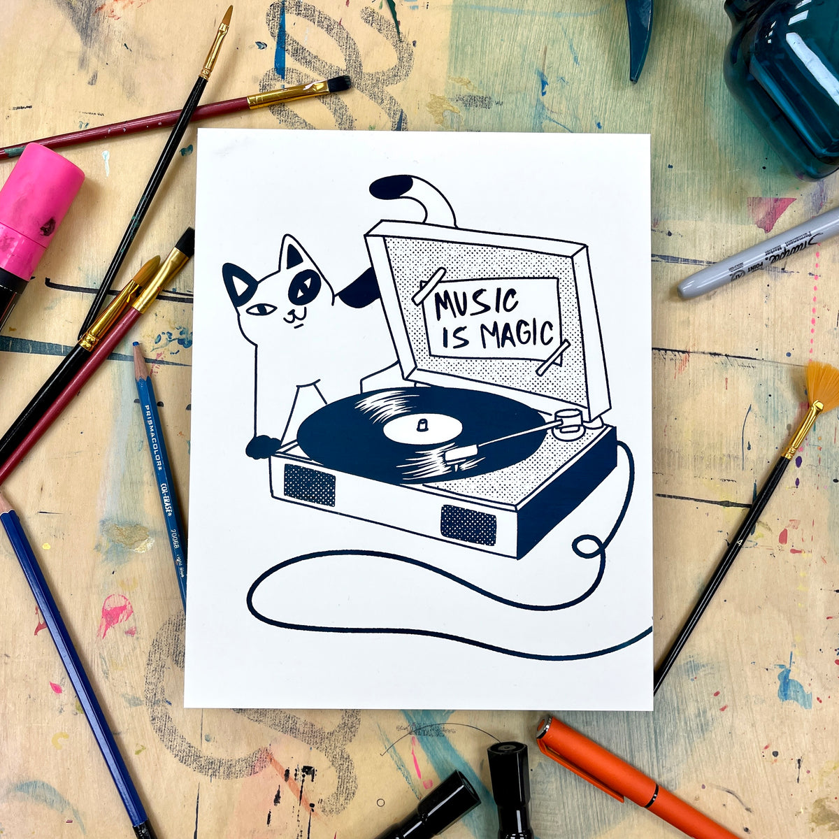 Music is Magic Print