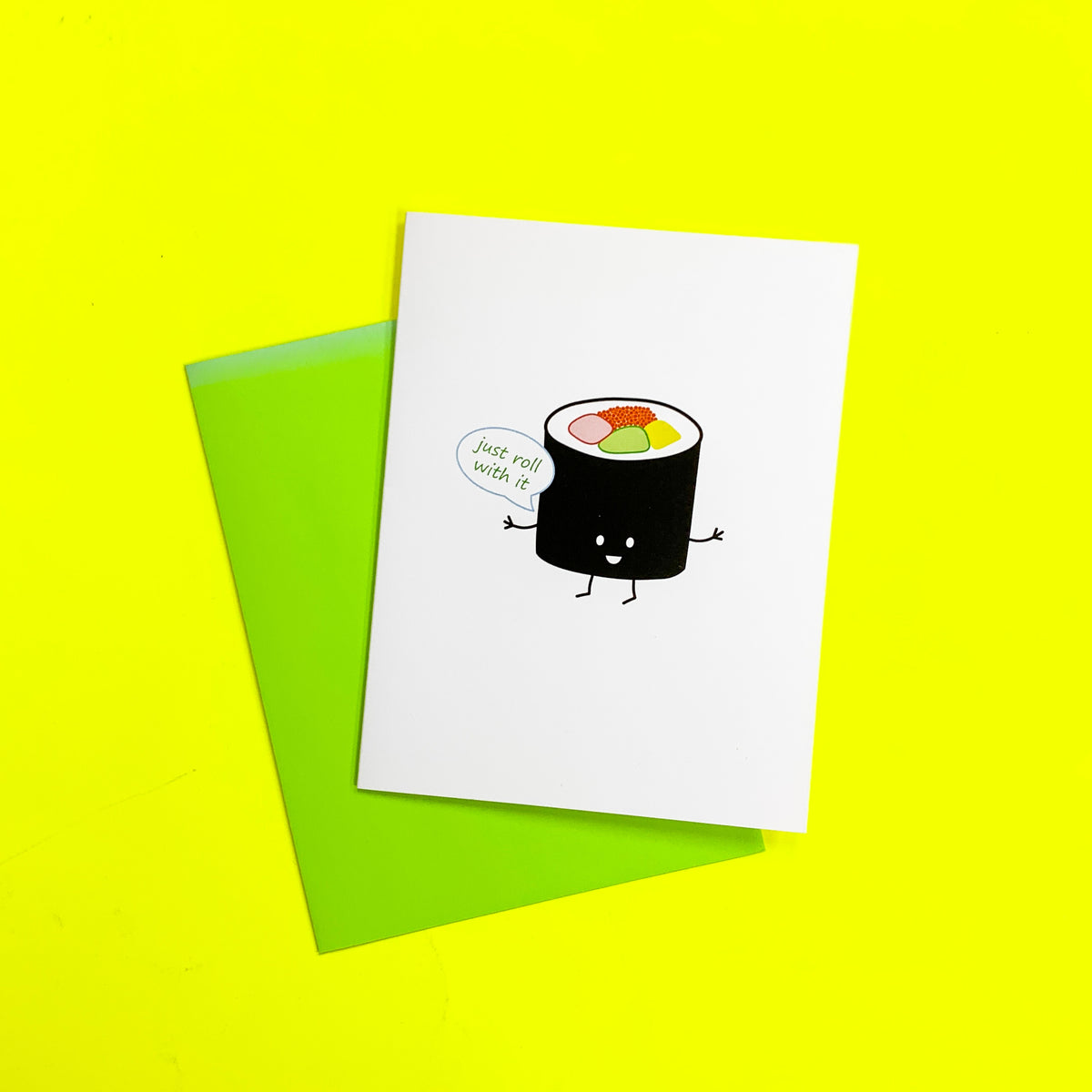 Just Roll With It Greeting Card
