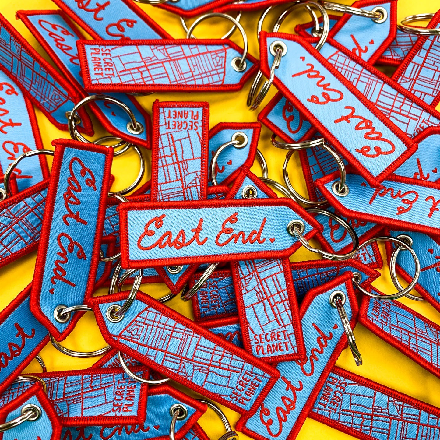 East End - Pennant Keychain