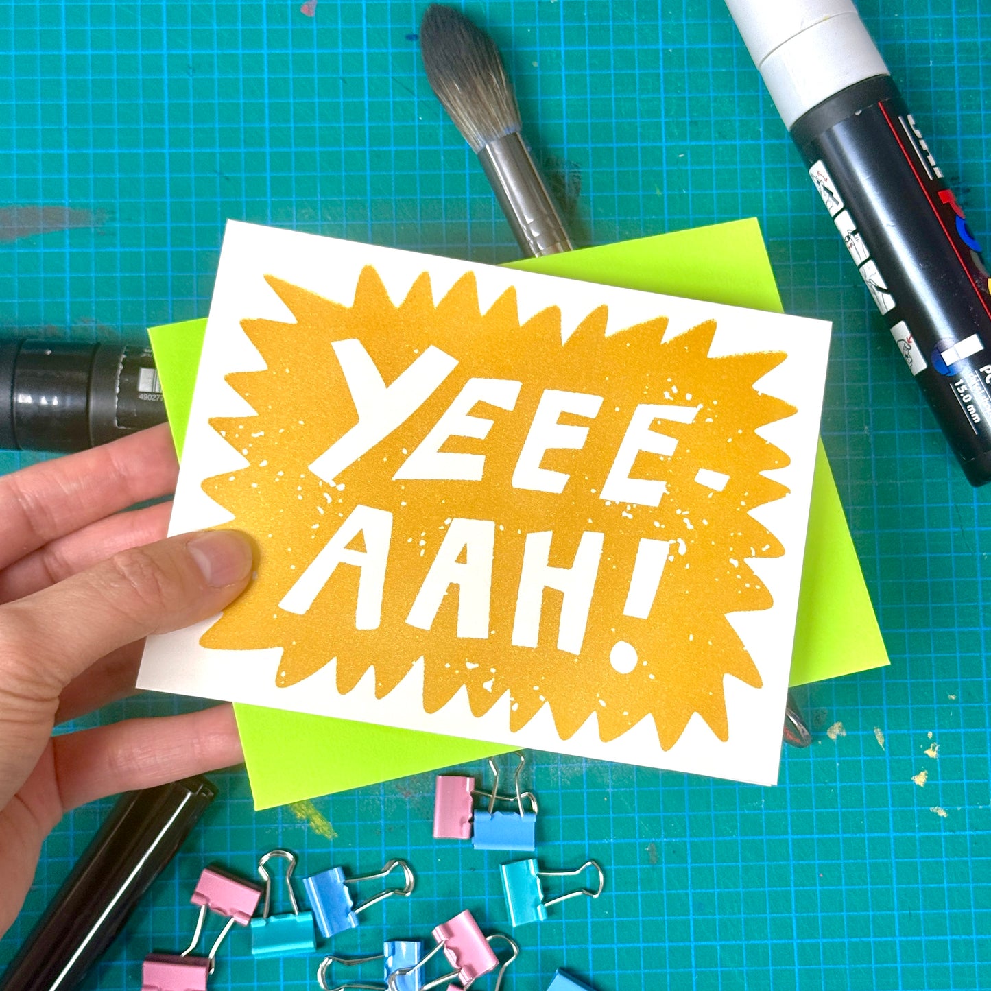 Yeee-aah! Greeting Card