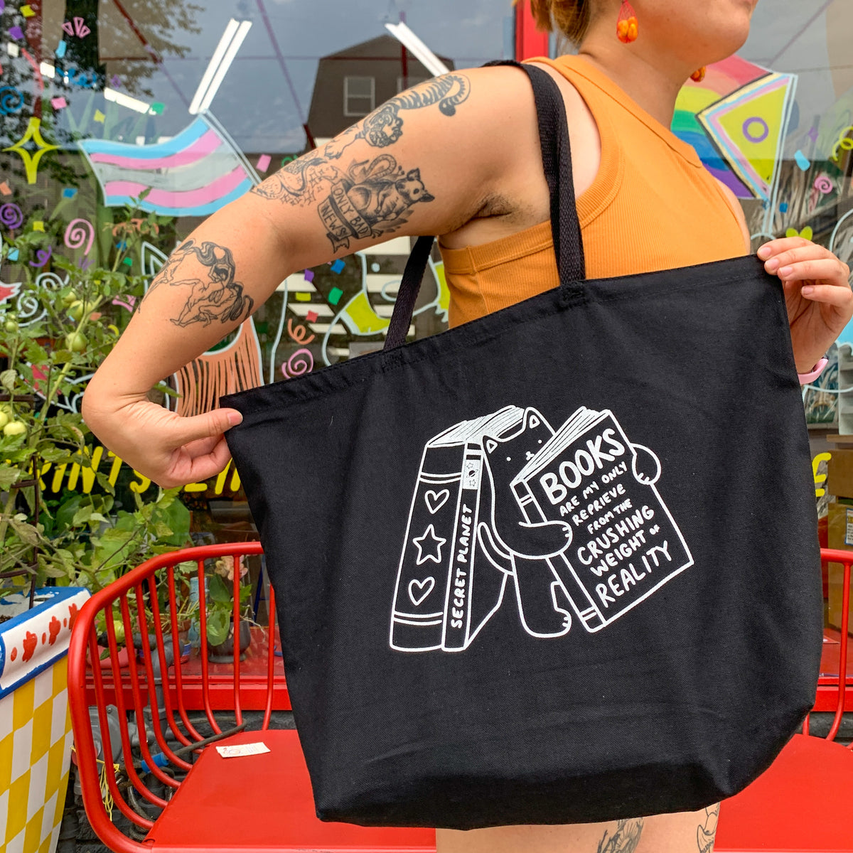 Book Crush Jumbo Tote