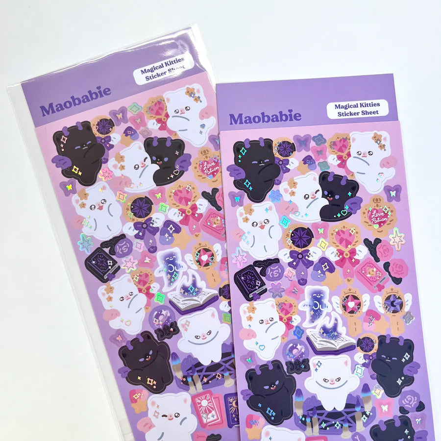 Magical Kitties - Sticker Sheet
