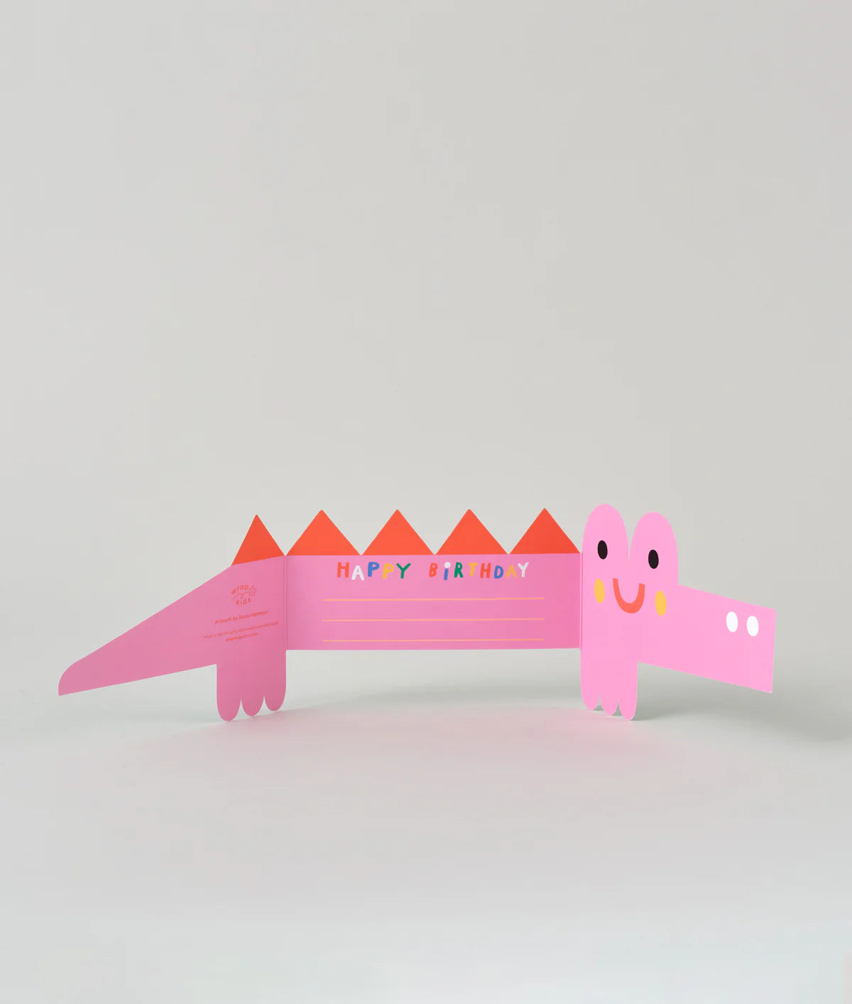 Croc Fold Out Greeting Card
