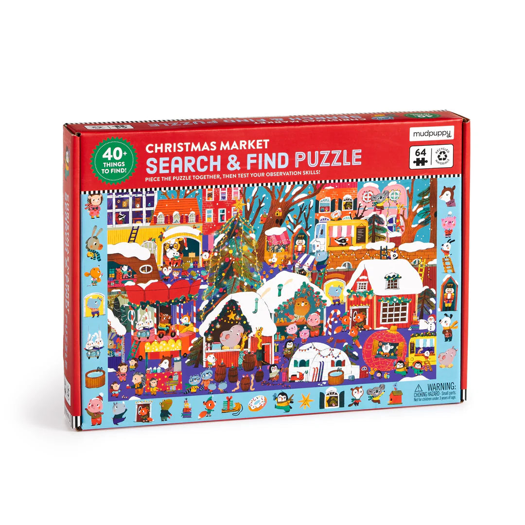 Christmas Market Search and Find Puzzle (64 Piece)