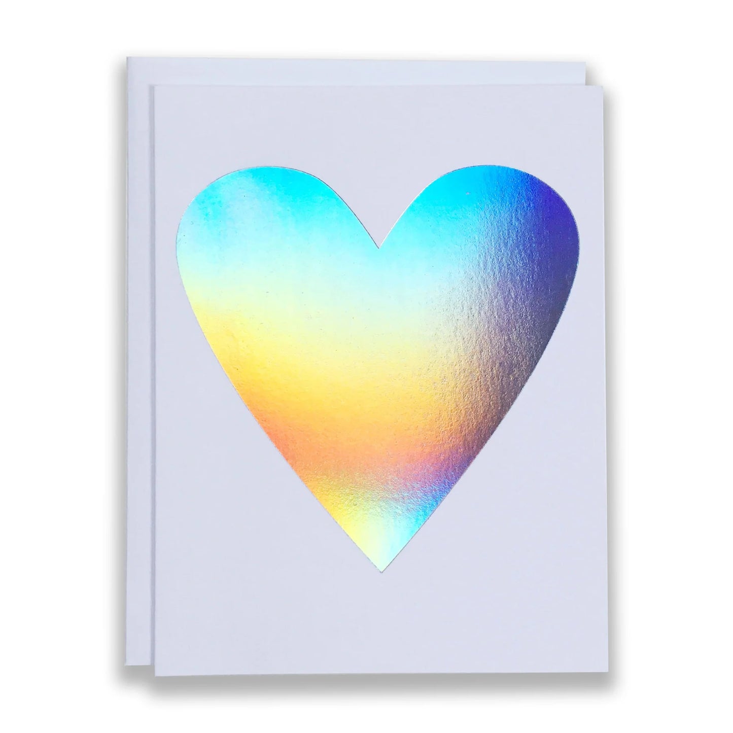 Hologram Foil Heart Greeting Card