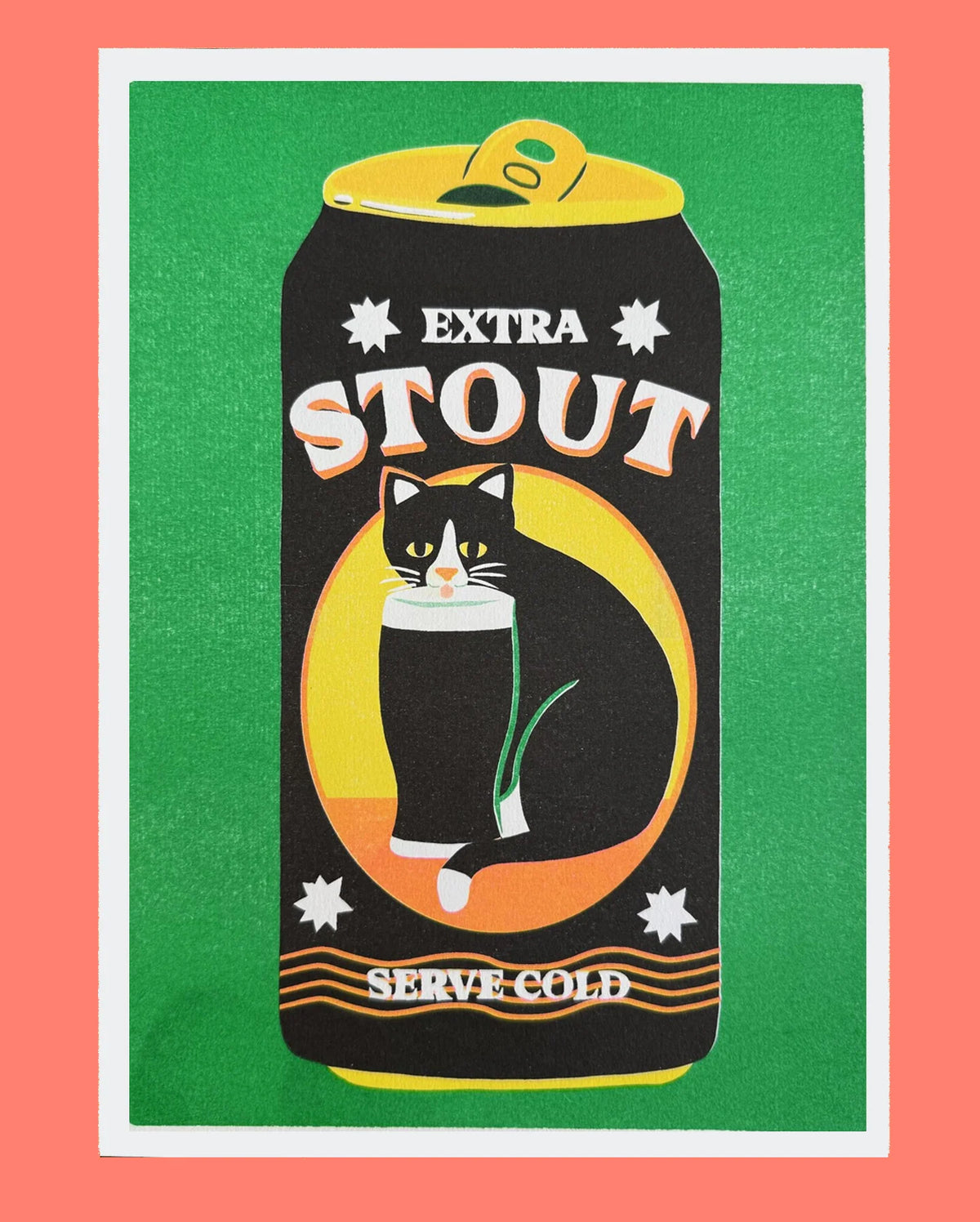 Stout Risograph Print